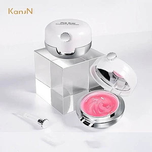 Private label lip care sleeping gel mask organic rose collagen hydrogel lip mask