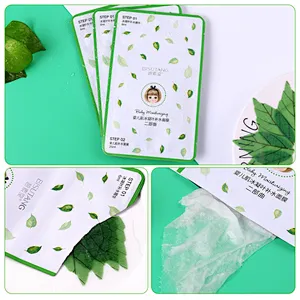 Purifying Oil Control Two Steps Face Mask private label facial sheet mask 100% silk full face mask private label skincare