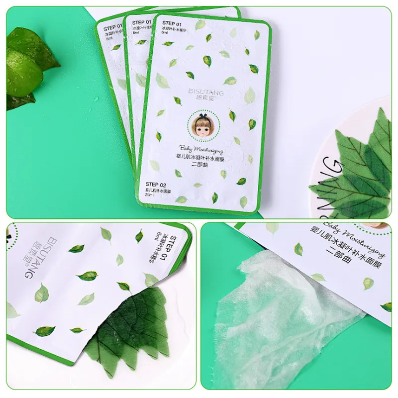 Purifying Oil Control Two Steps Face Mask private label facial sheet mask 100% silk full face mask private label skincare