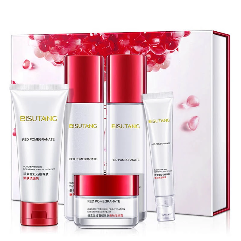 Factory wholesale price facial care vitamin c anti aging 24k gold skin care set