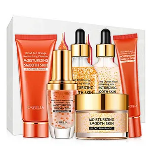 Korean whitening skin care kit private label natural vegan skin care set for women