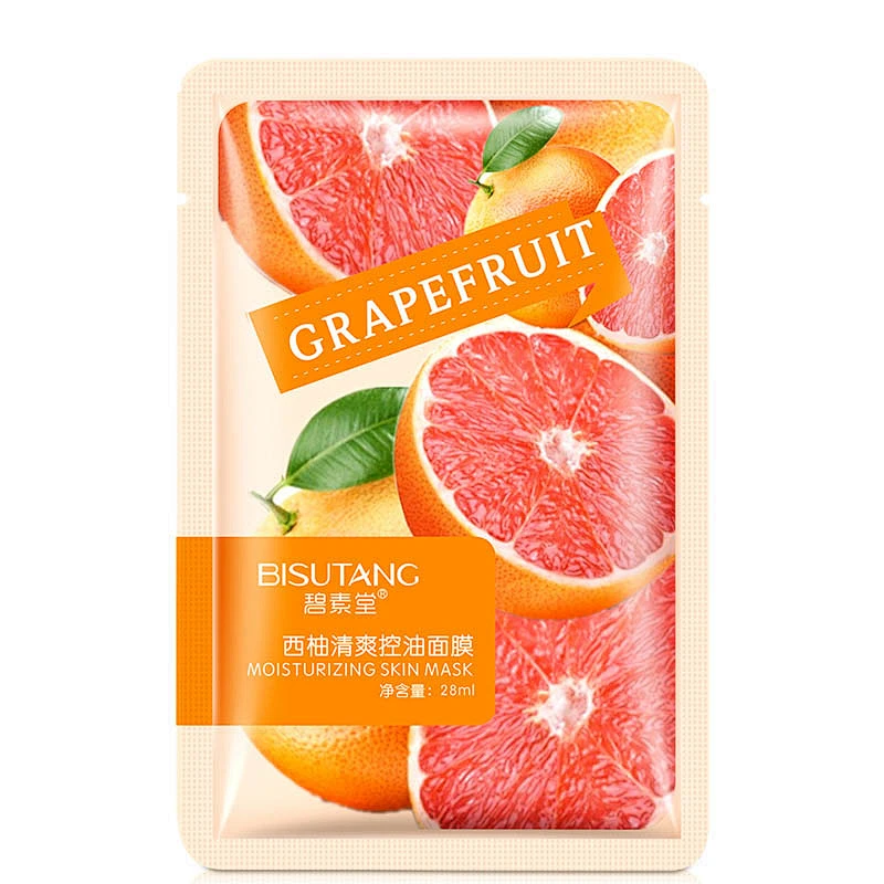 Fruit Skin Care Grapefruit Face Mask Moisturizing Oil Control Facial Mask