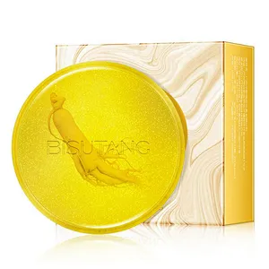OEM Private label whitening toilet soap organic herbal ginseng sulfur soap
