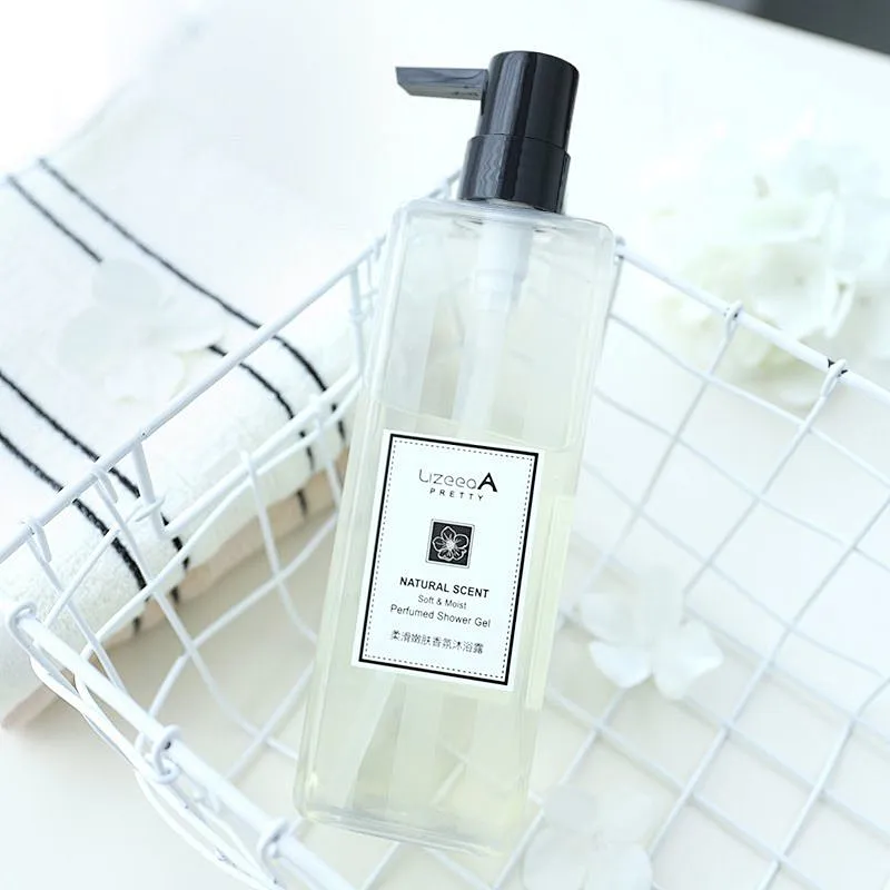 OEM customized bath product bulk 500ml skin whitening fragrance body wash shower gel