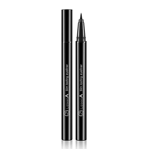 OEM private label gel glitter eyeliner pencil liquid black shimmer no label eyeliner pen