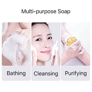 OEM Private label whitening toilet soap organic herbal ginseng sulfur soap