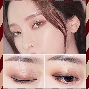Private label vegan makeup eyeshadow Custom colors warm matte shimmer eyeshadow palette