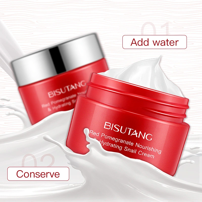 Moisturizing Oil Control Face Cream for Skin Care Red Pomegranate Snail Whitening Face Cream