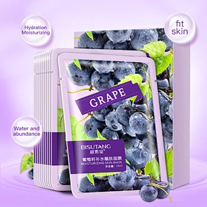Moisturising Face Masks Cosmetic Natural Grape Seed Extract Firming Facial Mask sheet