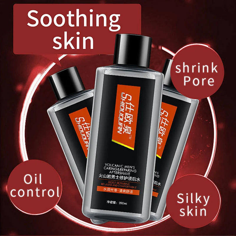 Mens Skin Rejuvenation Repair After Shave Moisturizing Oil Control Shrink pores Aftershave