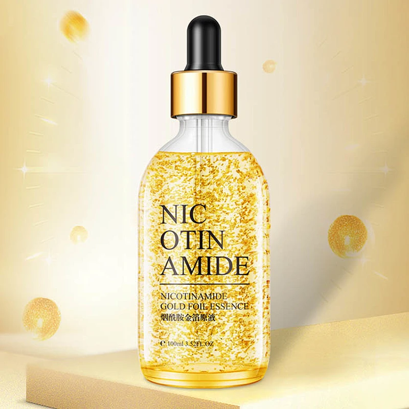 Wholesale Hyaluronic Acid Whitening Nicotinamide 24k Active Collagen Gold Skin Face Serum