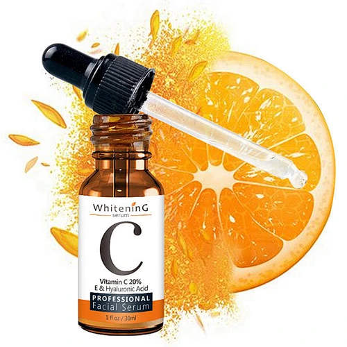OEM Private label Skin care Hyaluronic acid Face serum Natural organic Anti aging whitening Vitamin C serum