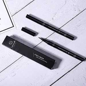 OEM private label gel glitter eyeliner pencil liquid black shimmer no label eyeliner pen