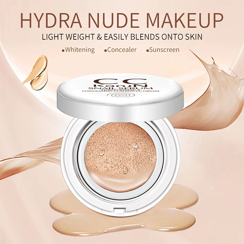 private label foundation brightens skin Waterproof cushion cc cream long lasting whitening Repairing concealer