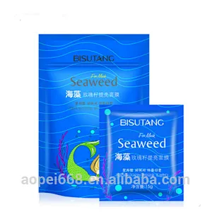 Deep seaweed and rose seed brightening and moisturizing collagen face mask