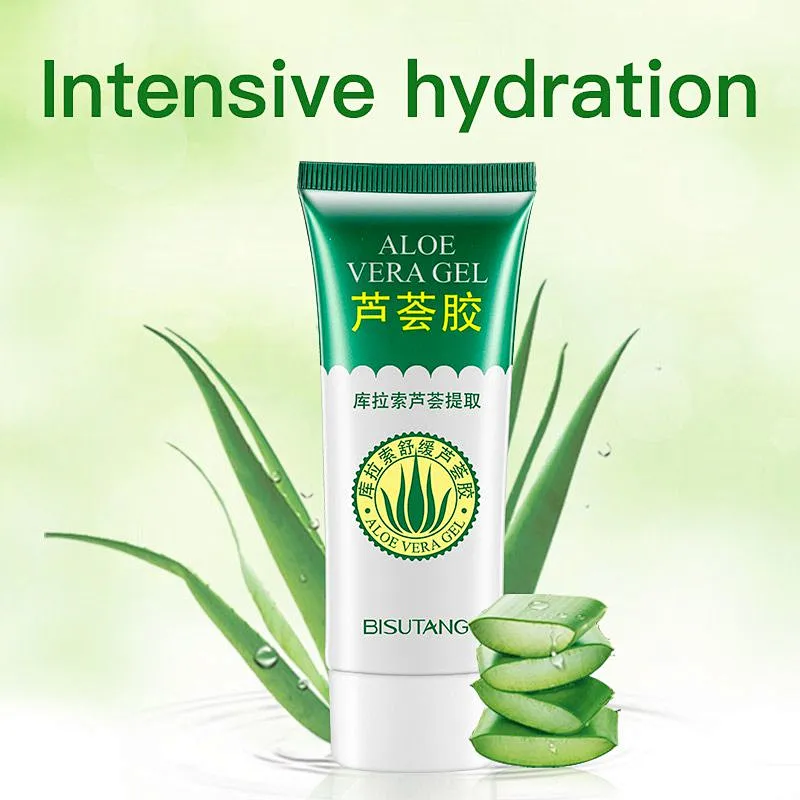 Private Label Custom Natural Organic Aloe Vera Extract Acne Whitening Aloe Vera Soothing Gel for Face
