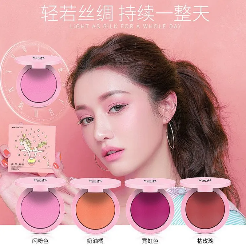 Private label blush palette rose blusher make up bb blush
