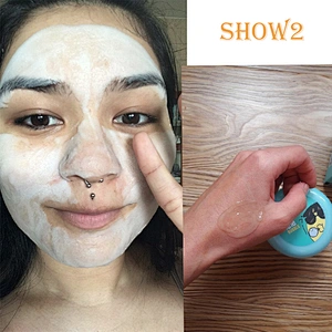 Milky carbonated bubble clay mask skin care moisturising oxygen bubble facial mask
