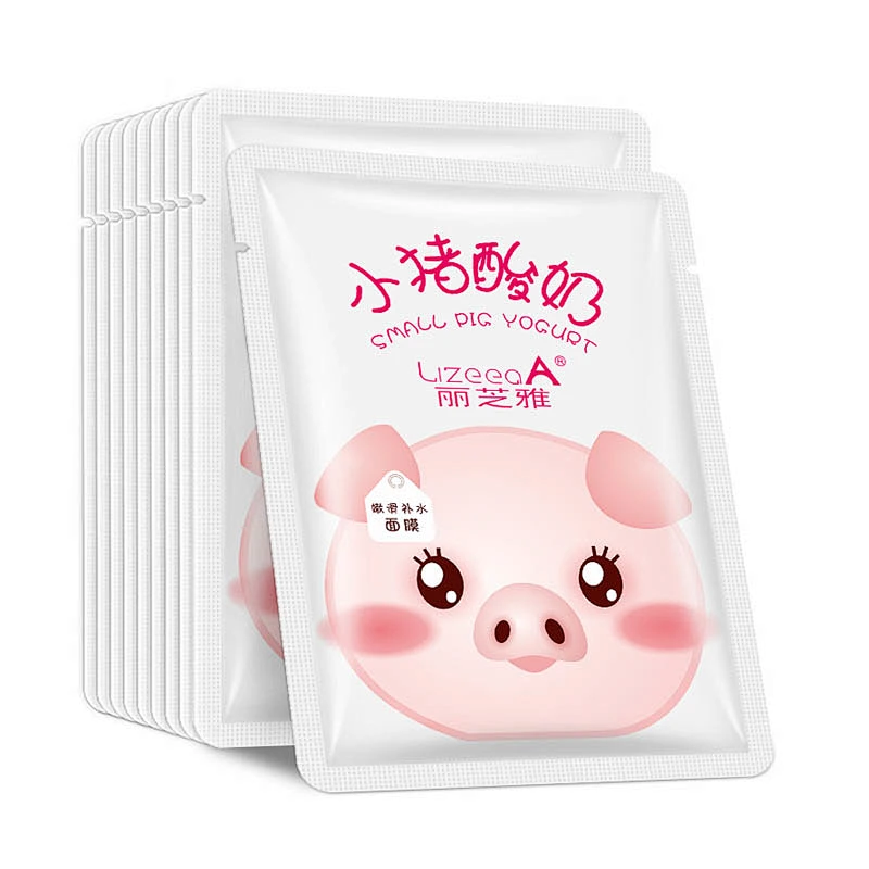 OEM/ODM Piggy yogurt replenishment moisturizing sheet face mask for skin care