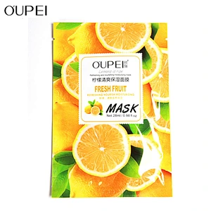 Lemon custom collagen face mask