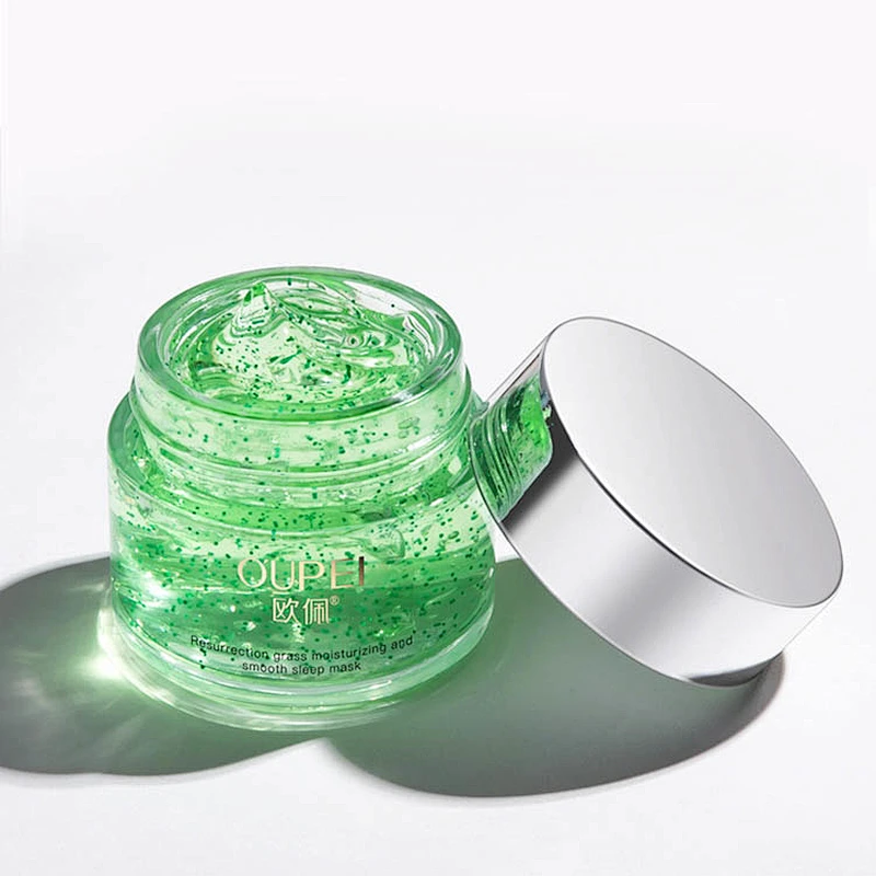 OEM Private label Crystal waters hyaluronic gel mask Facial shrink pore water sleeping overnight mask