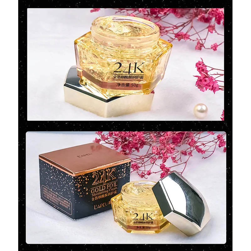 24K Gold Face Cream Whitening Moisturizing 24 K Gold Day Creams & Moisturizers 24K gold Essence Serum