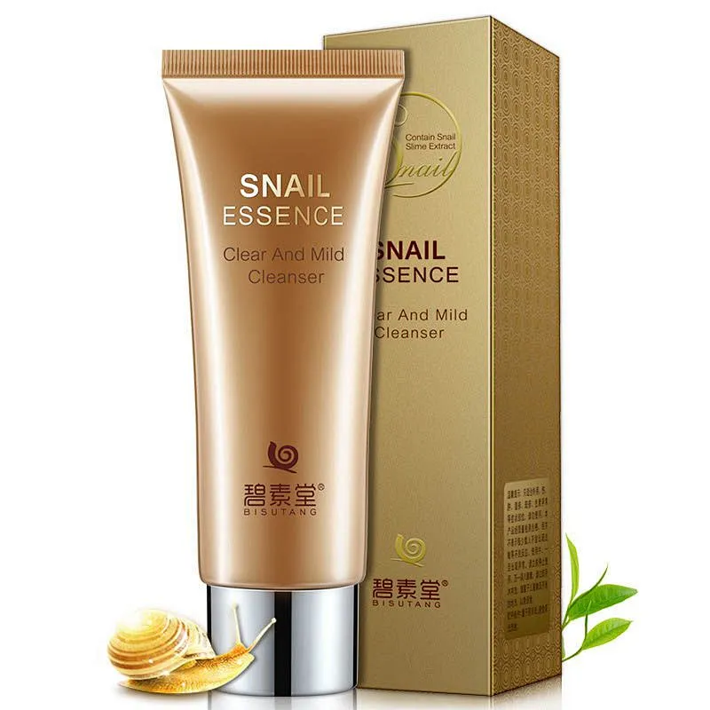 OEM Snail essence face cleanser deep cleansing skin whitening facial cleanser
