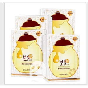 Best selling anti aging custom facial mask korea honey essence silk face mask