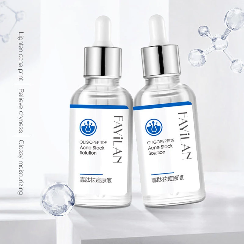 Factory price skin care manufacturer oligopeptide anti aging anti acne face serum