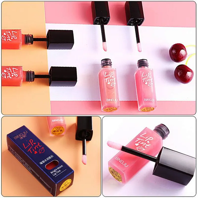 Wholesale custom clear shiny lipgloss private label nude liquid lip gloss