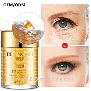 OEM/ODM/OBM Anti Aging Anti-Wrinkle Dark Circles Remover Vitamin E Essence Eye Bags 24k Gold Capsul Serum For Skin Care