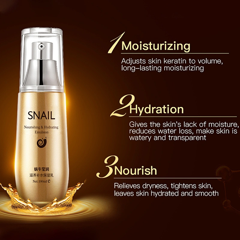 Face Skin Care Lotion Whitening Moisturizing Body Lotion Pore Refining Anti-aging Snail Milk