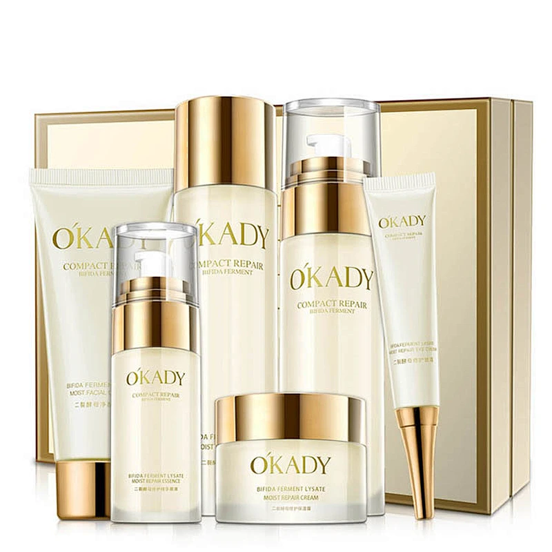 Wholesale natural organic skin care cosmetics private label snail skin care set