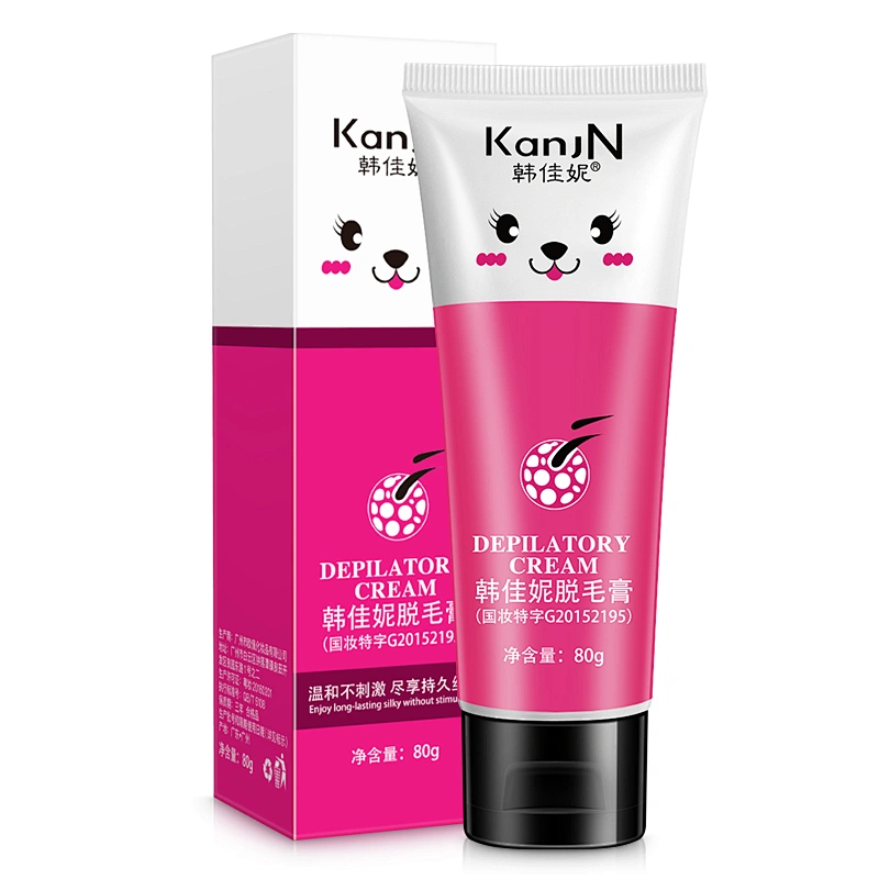 Summer hot selling private label body depilatory cream organic permanent hair removal cream
