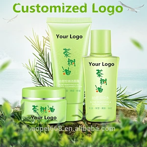 Best Acne Treatment 2017 Skin Care Set Tea Tree Oil Skin Clearing Facial Wash Factory