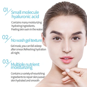 Hyaluronic acid moisturizing beauty sleep face mask guangzhou facial mask