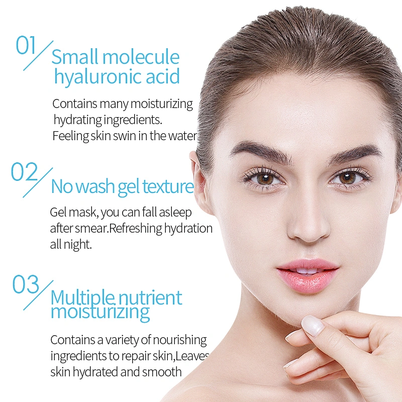 Hyaluronic acid moisturizing beauty sleep face mask guangzhou facial mask