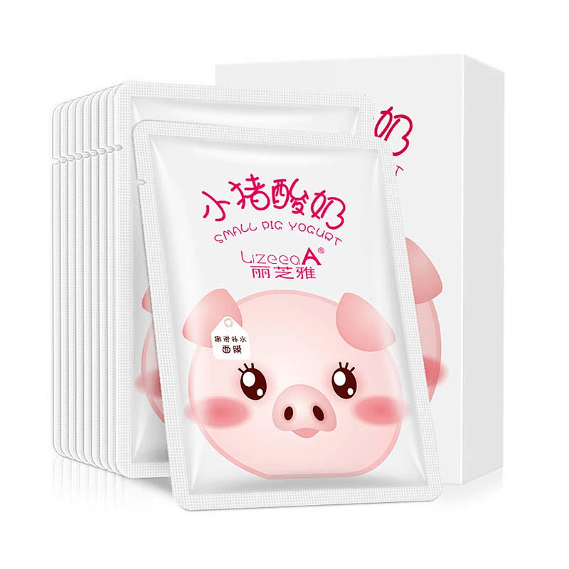 OEM/ODM Piggy yogurt replenishment moisturizing sheet face mask for skin care