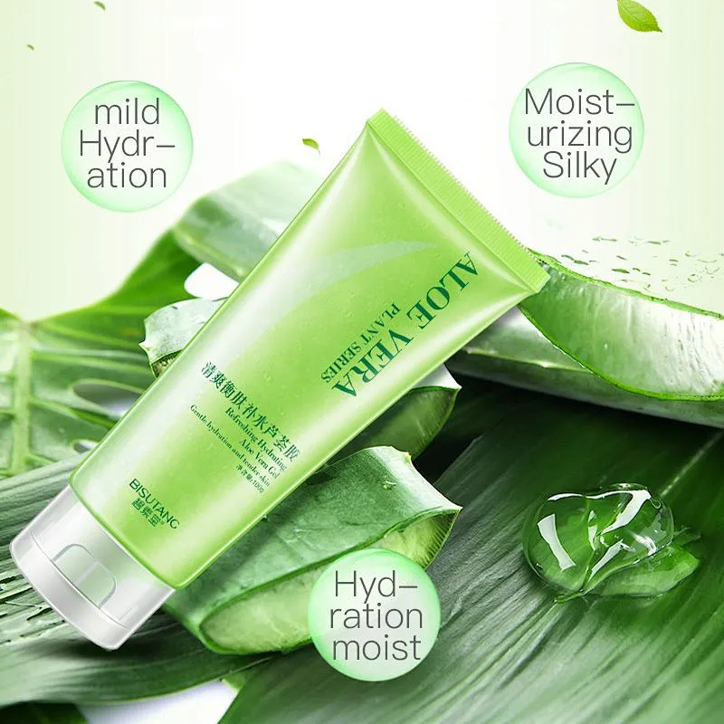 OEM price private label 100% natural organic pure aloe vera soothing gel bulk for face