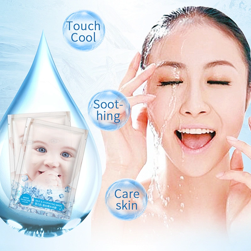 OEM ODM Hyaluronic Acid Moisturizing Soothing Mask Shrink Pores Ice Face Mask