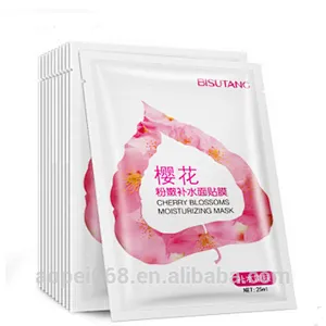 Herbal formula sakura essence natural skin care non woven face mask