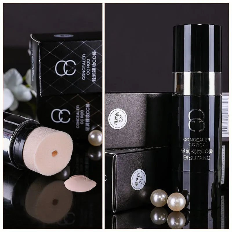 Private label CC cream stick natural foundation makeup cover up waterproof whitening concealer stick