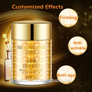 OEM/ODM/OBM Anti Aging Anti-Wrinkle Dark Circles Remover Vitamin E Essence Eye Bags 24k Gold Capsul Serum For Skin Care