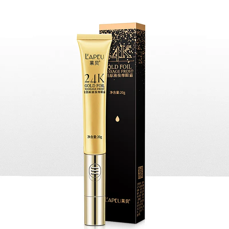 Private label eye bag remover the best anti wrinkle eyes cream and serum with Eye Massager Mini Vibration for Home Use