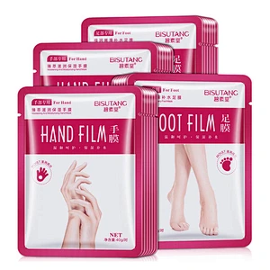 Wholesale private label hand mask glove, benefits hand mask for dry skin