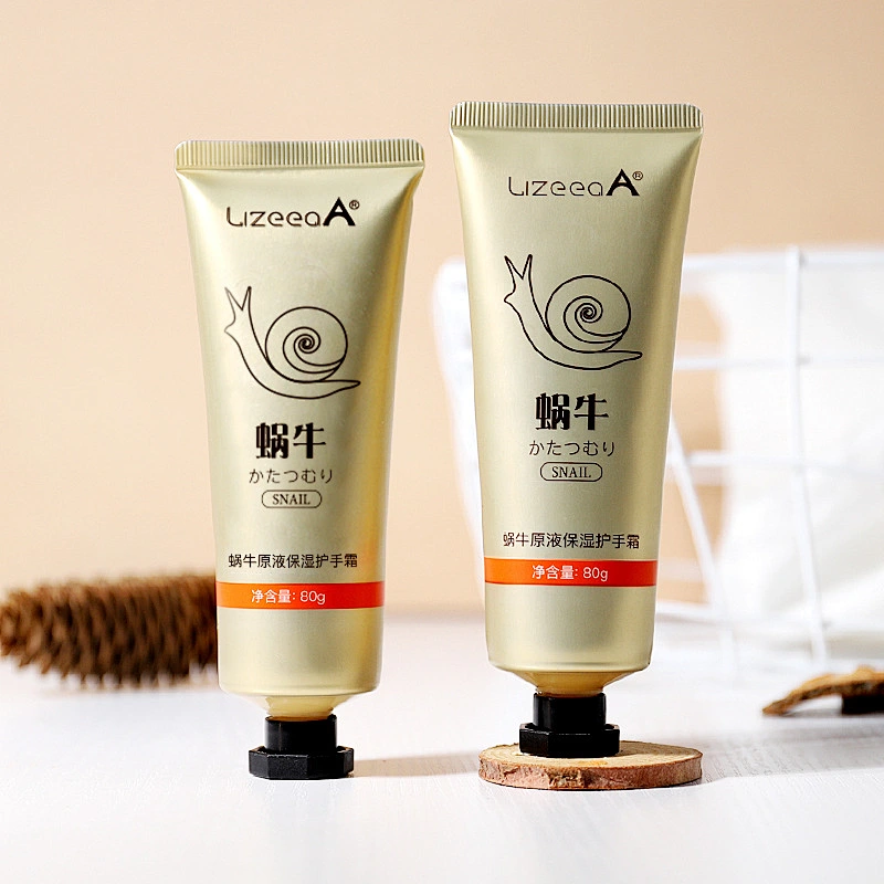 Wholesale Natural organic winter hand lotion Moisturizing whitening snail essence hand cream
