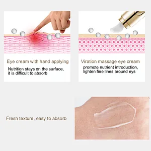 Private Label Instant Remove Wrinkle cream with eye cream applicator with metal massager