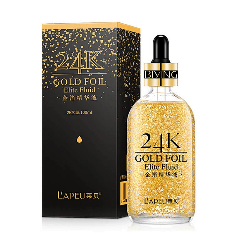 LAPEU wholesale skin care anti wrinkle facial essence private label 24k gold serum