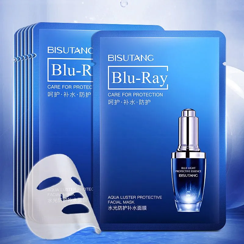 OEM ODM Deep moisturizing hydrating nourishing blu-ray protect water brightening facial mask