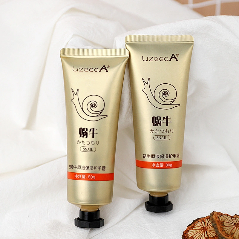 Wholesale Natural organic winter hand lotion Moisturizing whitening snail essence hand cream